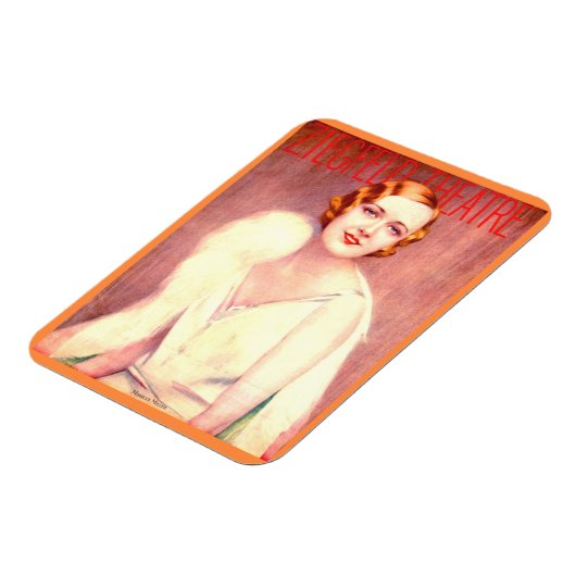 1928: Theaterprogramm in Ziegfeld deckt Marilyn Mi Magnet (Linke Seite)