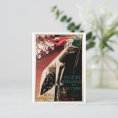 1929 11. Salone Internazional Dell Automobile Postkarte (Stehend Vorderseite)