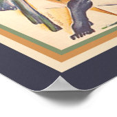 1929 Art Deco Moderner Tanz Print Poster (Ecke)