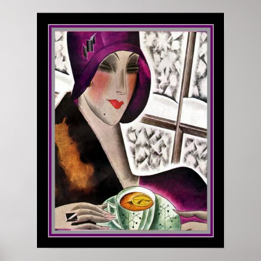 1929 Art Deco Print by Helen Dryden 16 x 20 Poster (Vorne)