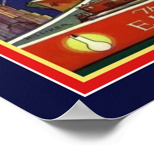 1929 Art Deco Science & Invention Poster (Ecke)