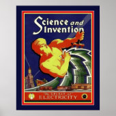 1929 Art Deco Science & Invention Poster (Vorne)