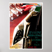 1929 Auto Rom Italien Auto Poster anzeigen (Vorne)