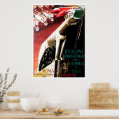 1929 Auto Rom Italien Auto Poster anzeigen (Küche)