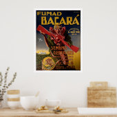 1929 Aviation Poster "Fumad Bacara" (Küche)