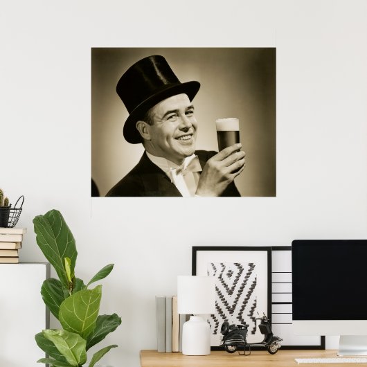 1929 Bier Drinker Poster (Heimbüro)