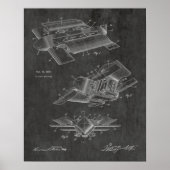 1929 Bizarre Flugzeug Patent Art Zeichnend Print Poster (Vorne)