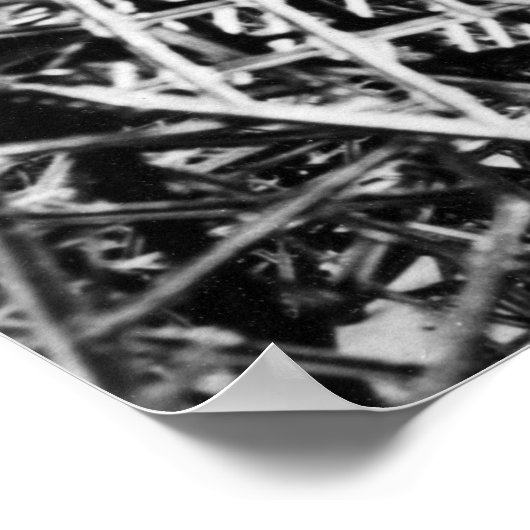 1929 Graf Zeppelin Luftschiff LZ 127 Interieur-Pos Poster (Ecke)