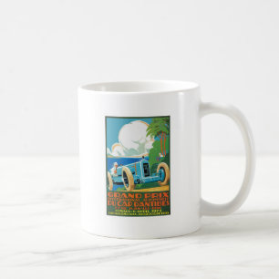 1929 Kappe D'Antibes Grandprix, der Plakat läuft Kaffeetasse