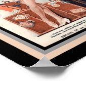 1929 Le Sourire französischer Deko (Ecke)