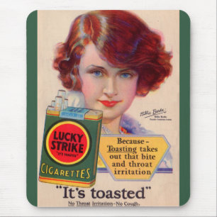 1929 Lucky Strikes und Billie Burke Mousepad