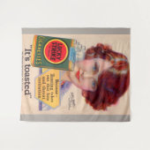 1929 Lucky Strikes und Billie Burke Wandteppich (Vorderseite (Horizontal))