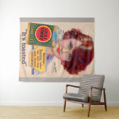 1929 Lucky Strikes und Billie Burke Wandteppich (Beispiel (Horizontal))