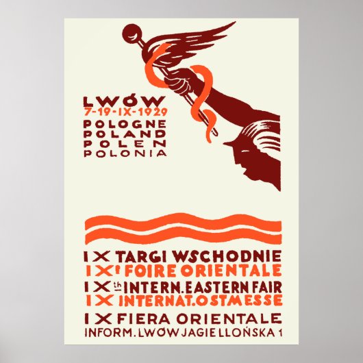 1929 Lwow Eastern International Fair Poster (Vorne)