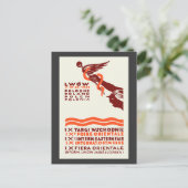 1929 Lwow Eastern International Fair Postkarte (Stehend Vorderseite)