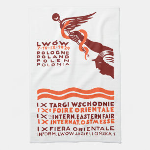 1929 Lwow Ostmesse Handtuch