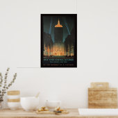 1929 New York Central Gebäude Poster (Küche)