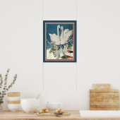 1929 Swans Art Deco Poster (Küche)