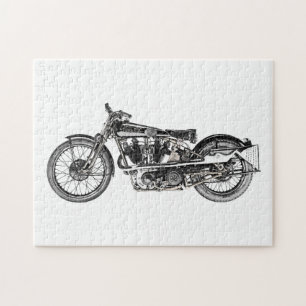 1929 überragendes Motorrad Puzzle