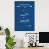 1929 US-Patent 1767308 - Durchschrift Poster (Heimbüro)