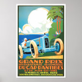 1929 Vintager Antibes-Grand-Prix Poster (Vorne)
