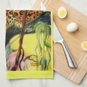 1929 Zeitschrift St. Nicholas Titelblatt Leoparden Küchentuch (Viertel Falte)