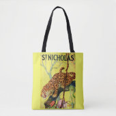 1929 Zeitschrift St. Nicholas Titelblatt Leoparden Tasche (Vorderseite)