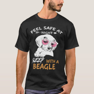 192 fühlen sich bei Nachtruhe mit Beagle sicher T-Shirt
