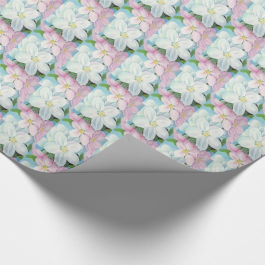 1930 blüht Vintag Apple Georgia O'Keefe Geschenkpapier (Ecke)