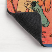 1930 Comic Papier-Puppenhaus Mann King Wur Mousepad (Ecke)