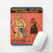 1930 Comic Papier-Puppenhaus Mann King Wur Mousepad (Mit Mouse)
