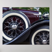 1930 Ford A Classic Car Poster (Vorne)