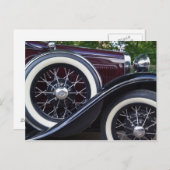 1930 Ford A Classic Car Postkarte (Vorne/Hinten)