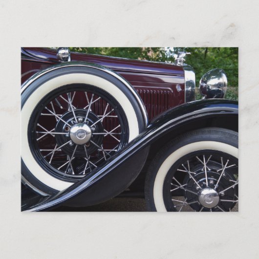 1930 Ford A Classic Car Postkarte (Vorderseite)