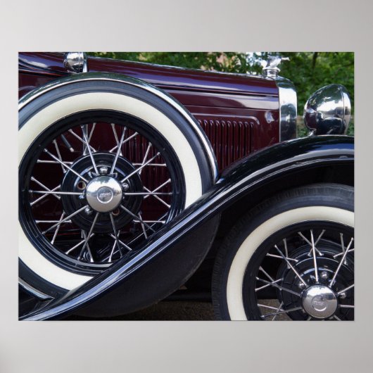 1930 Ford A Oldtimer Poster (Vorne)