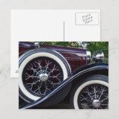 1930 Ford A Oldtimer Postkarte (Vorne/Hinten)