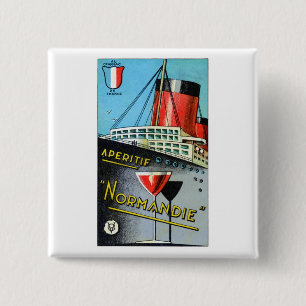1930 Franzose Apertif Normandie Button