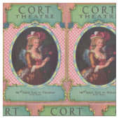 1930 Kartenspiel Stoff (Nahaufnahme)