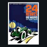 1930 Le Mans 24 Std. Vintager Rennsport Poster<br><div class="desc">1930 Le Mans 24 Stunden Vintages Rennposter</div>