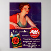 1930 Lucky Strike Poster (Vorne)