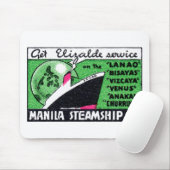 1930 Manila Steamship Company Mousepad (Mit Mouse)