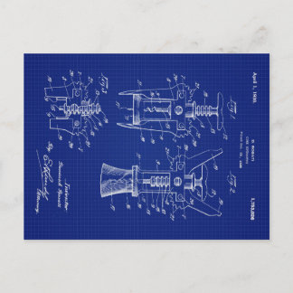 1930 Patent für Korkextraktoren Feiertagspostkarte