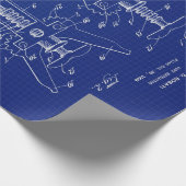 1930 Patent für Korkextraktoren Geschenkpapier (Ecke)