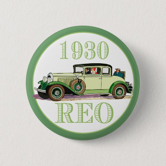 1930 REO Fliegendes Cloud-Modell 20 Button (Vorderseite)