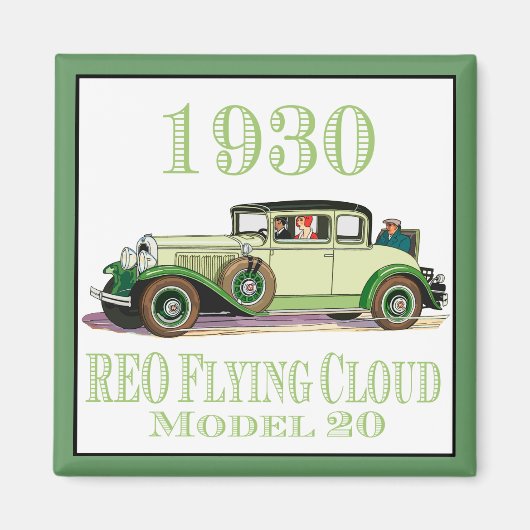 1930 REO Fliegendes Cloud-Modell 20 Magnet (Vorne)