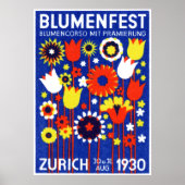1930 Schweizer Blume Show Poster (Vorne)