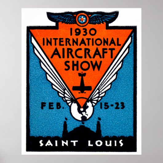 1930 St. Louis Air Show Poster (Vorne)