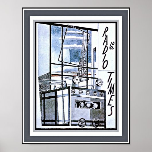 1930 Titelseite des Magazins Radio Times Poster (Vorne)