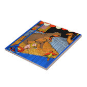 1930 weinend Hippopotamus und Freunde Fliese (Seite)