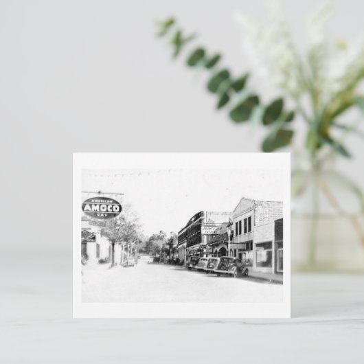 1930er, 5th Ave., Mount Dora, Fl. Postkarte (Stehend Vorderseite)